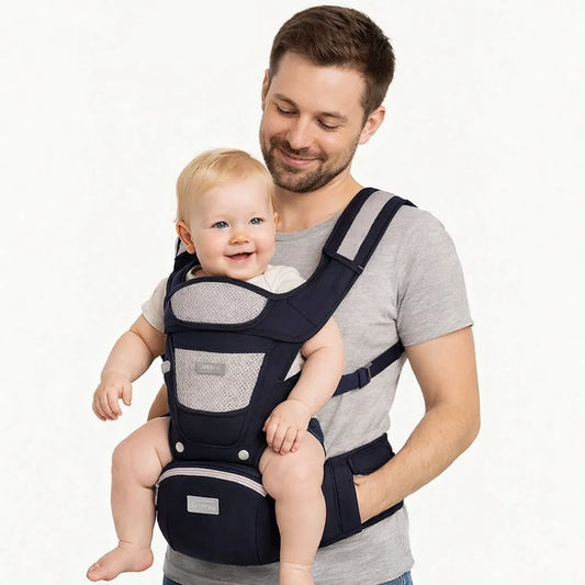 4-in-1 Ergonomic Baby Carrier – Physiological Comfort from 3 to 36 Months