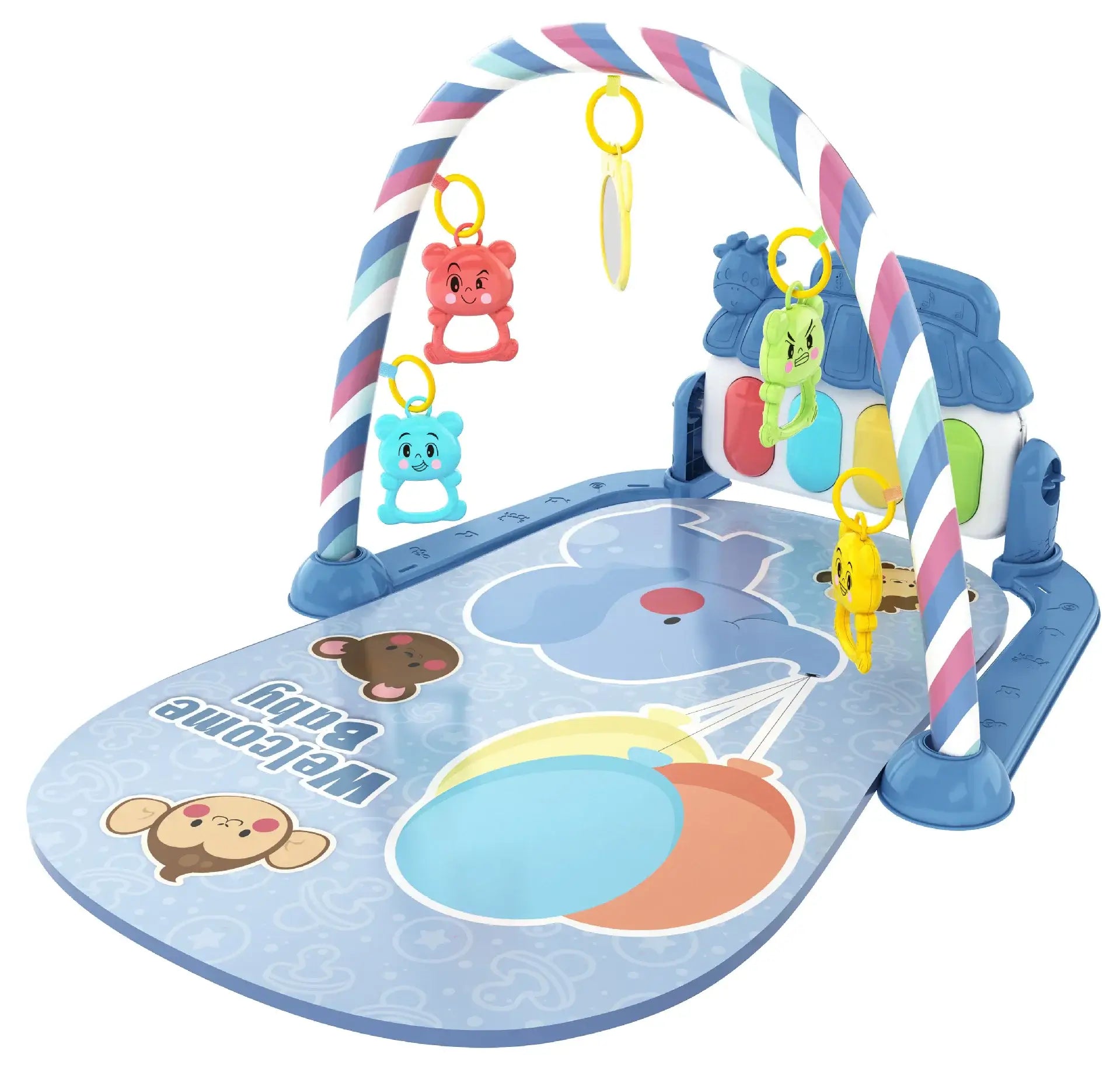 Baby Gymnastic Rack Music Pedal Piano Toys - Nehepha Baby