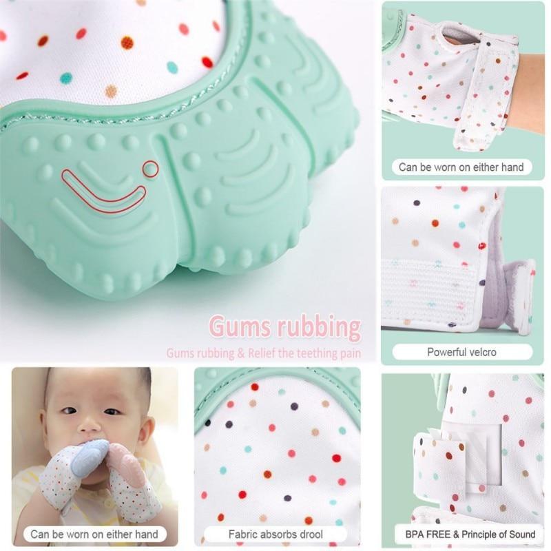 Baby Teether Gloves Mitten Toy - Nehepha Baby