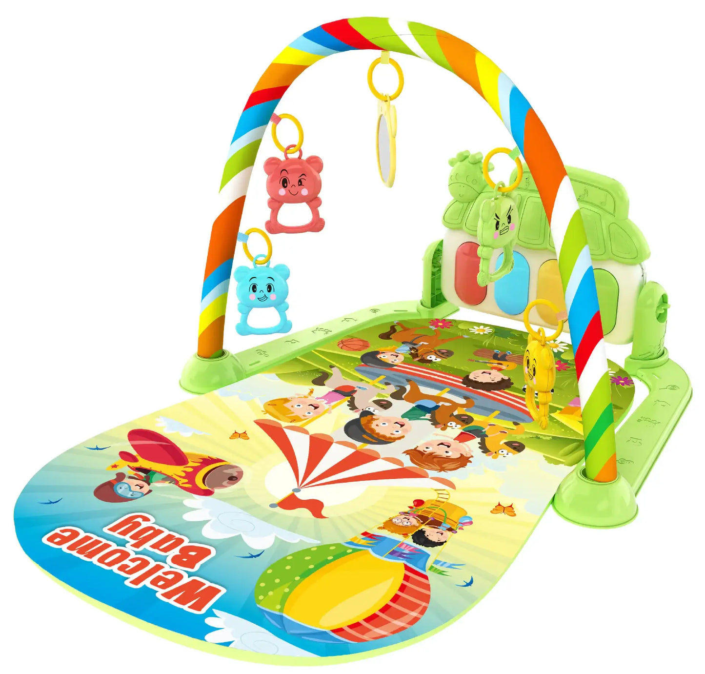 Baby Gymnastic Rack Music Pedal Piano Toys - Nehepha Baby