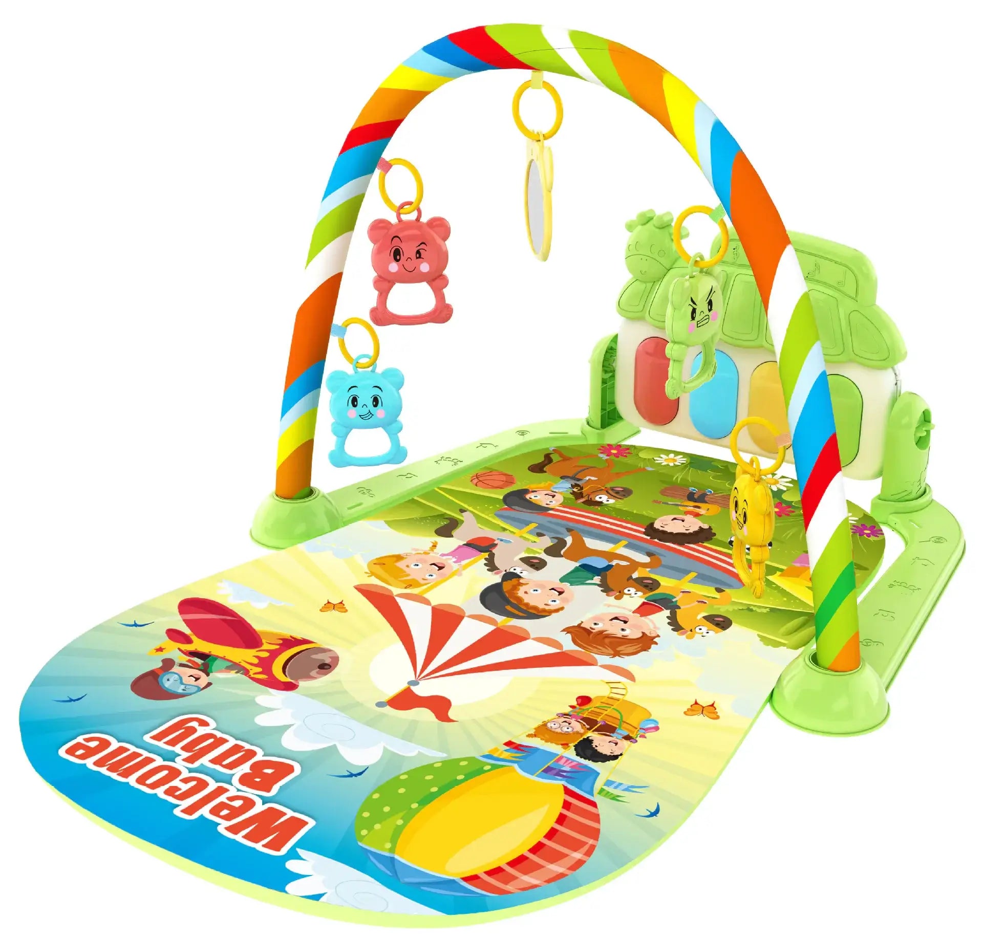 Baby Gymnastic Rack Music Pedal Piano Toys - Nehepha Baby