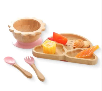 Nordic Style Baby Bamboo Tableware - Nehepha Baby