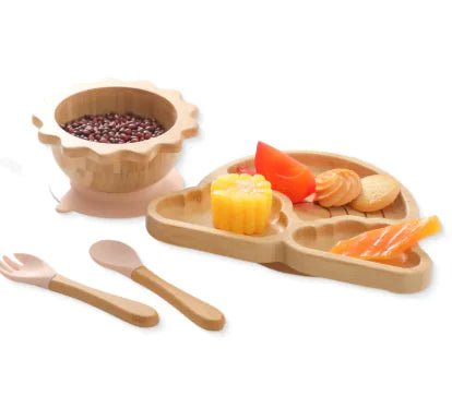 Nordic Style Baby Bamboo Tableware - Nehepha Baby