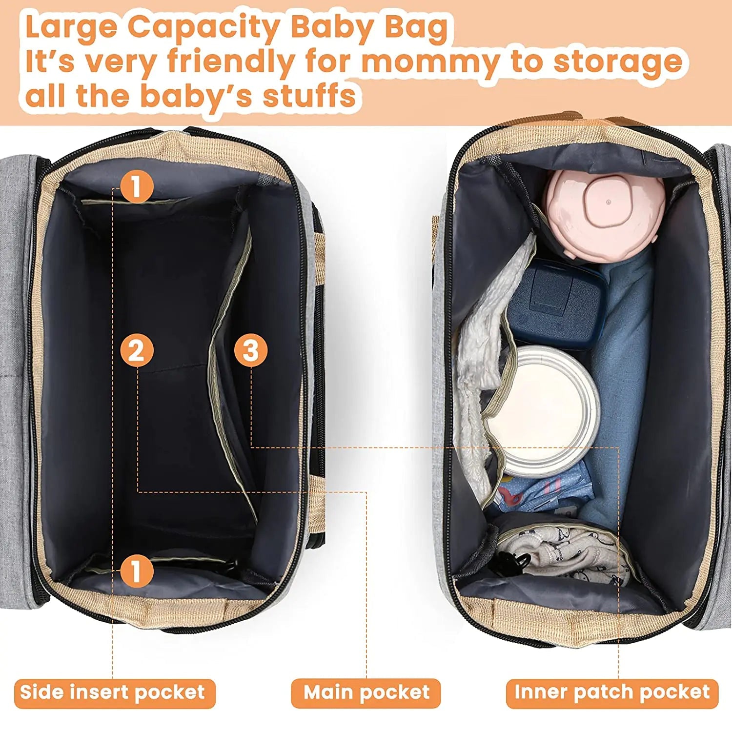 Portable Baby Folding Crib - Nehepha Baby