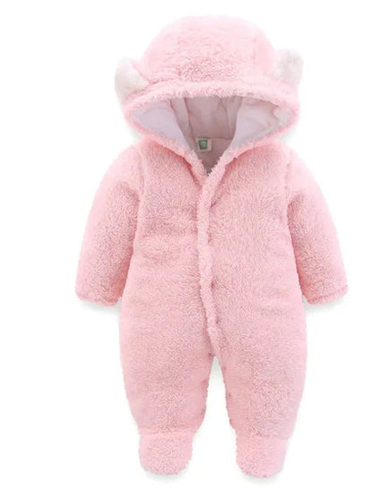 Winter Baby Jumpsuit Newborn Warm Thick Baby Romper - Nehepha Baby